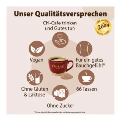 Chi-Cafe classic Wellness Kaffee mit Akazienfaser Guarana, 400 g