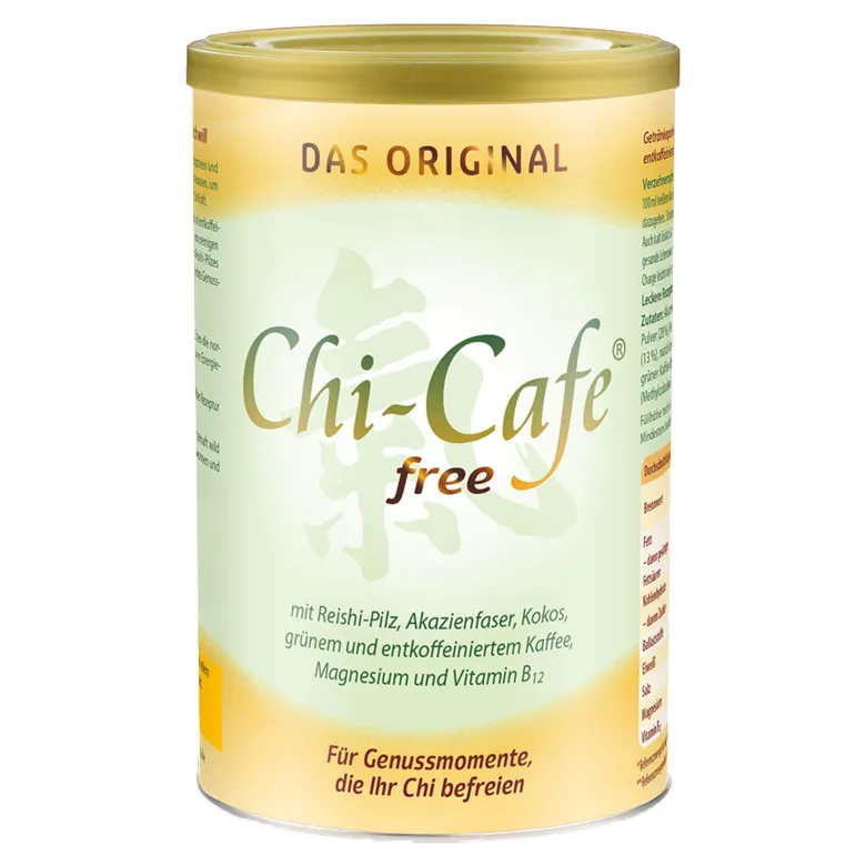 Chi-Cafe free Wellness Kaffee entkoffeiniert + Akazienfaser, 250 g