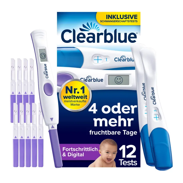 Clearblue Ovulationstest + Schwangerschaftstest Kombipack, 12 St