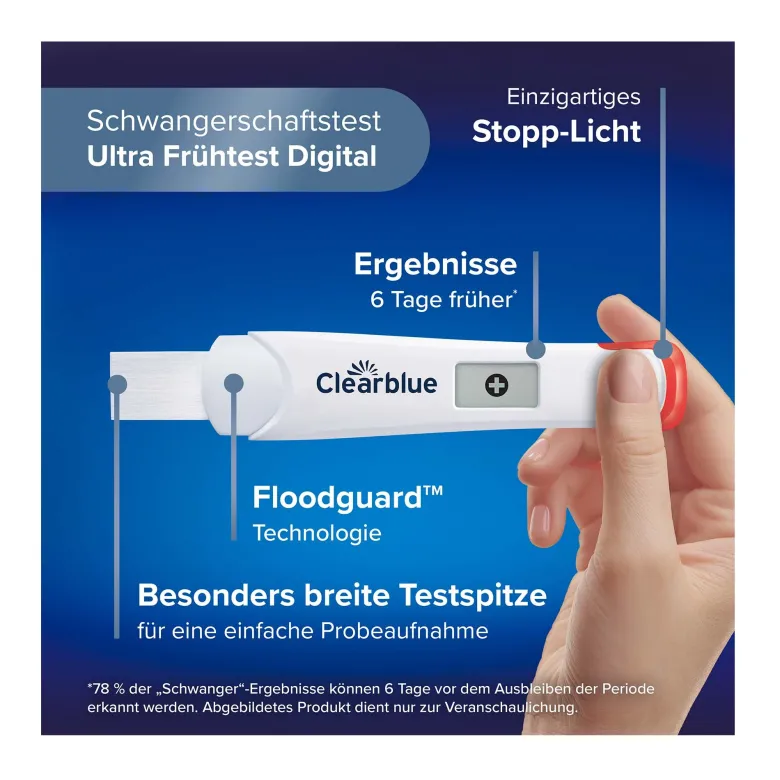 Clearblue Schwangerschaftstest Triple-Check Kombipack, 3 St