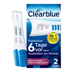 Clearblue Schwangerschaft Ultra Frühtest Fortschrittlich, 2 St