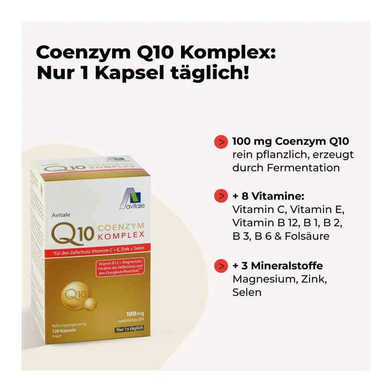 Coenzym Q10 100 mg Kapseln, 120 St