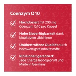 Coenzym Q10 200 mg vegan Kapseln, 120 St