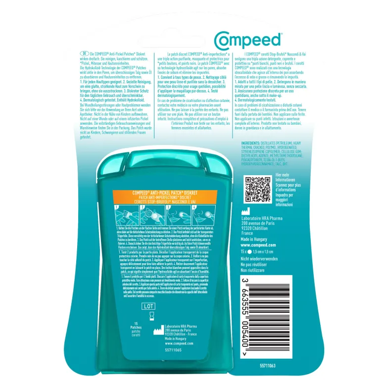Compeed Anti-Pickel Patch diskret, 15 St