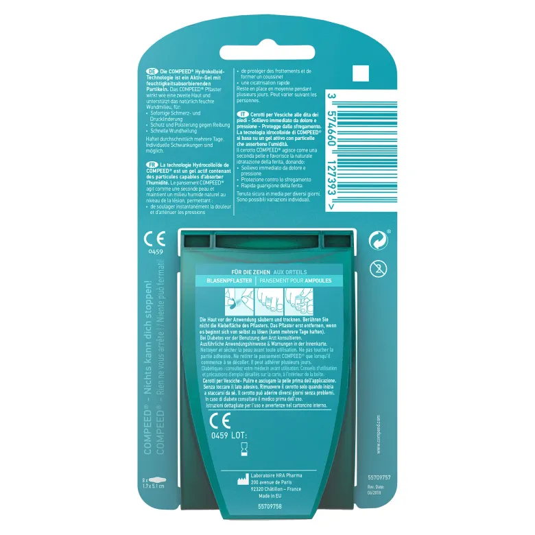 Compeed Blasenpflaster für die Zehen, 8 St