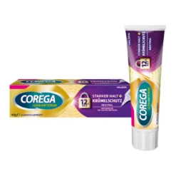 Corega Ultra Haftcreme Starker Halt + Krümelschutz, 40 g