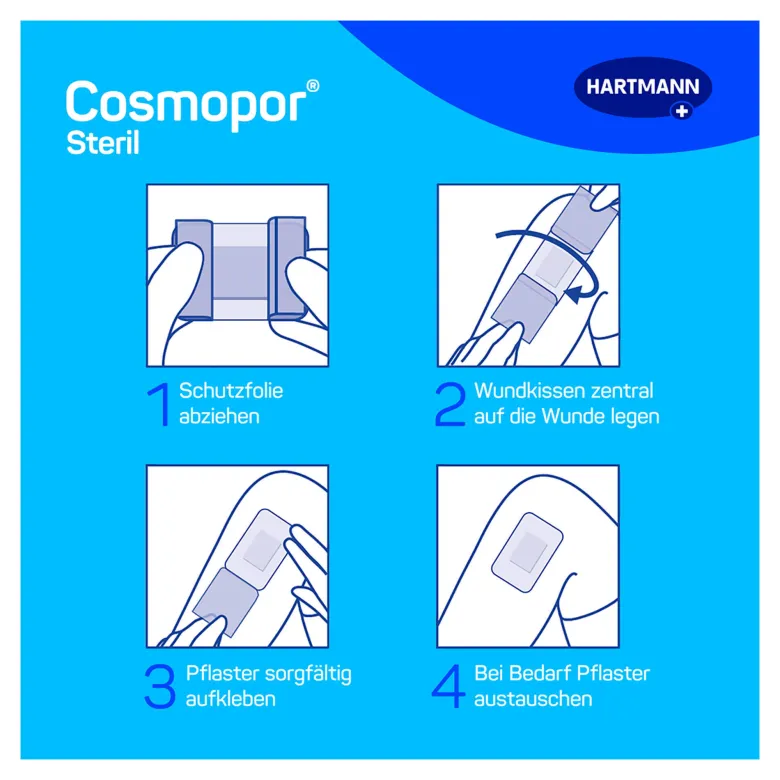 Cosmopor steril Wundverband 10 cm x 8 cm, 25 St