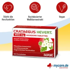 Crataegus Hevert Weißdorntabletten, 100 St