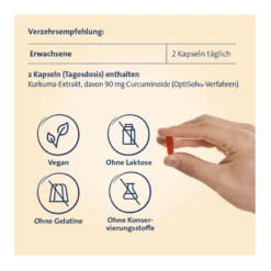 Curcumin Hevert OptiSolv Kapseln, 60 St