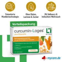 Curcumin-Loges plus Boswellia Kapseln, 120 St