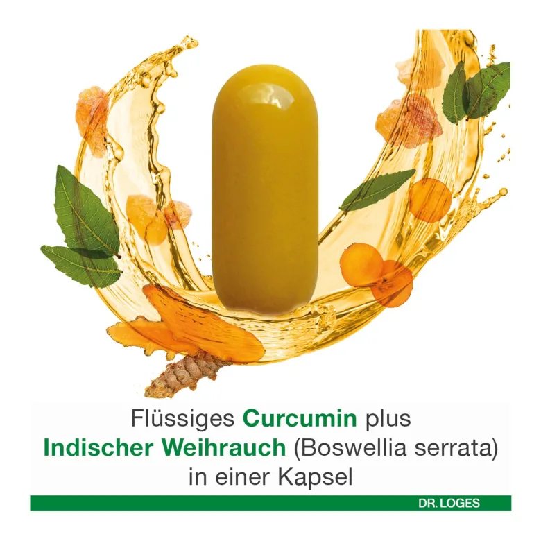 Curcumin-Loges plus Boswellia Kapseln, 120 St