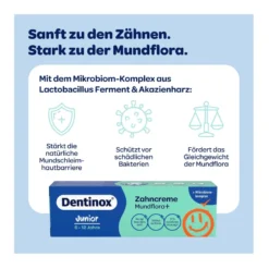 Dentinox Zahncreme Mundflora+ Junior, 75 ml