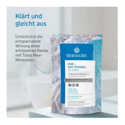 DermaSel Totes Meer Badesalz Pur, 500 g