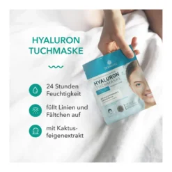 DermaSel Totes Meer Mineralien Hyaluron Tuchmaske, 1 St
