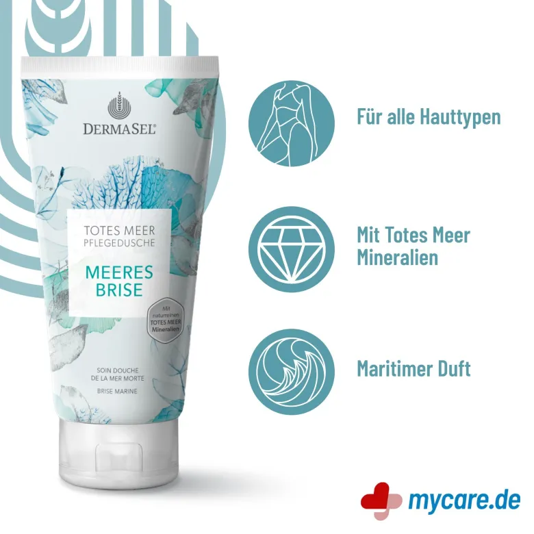 DermaSel Totes Meer Pflegedusche Meeresbrise, 200 ml