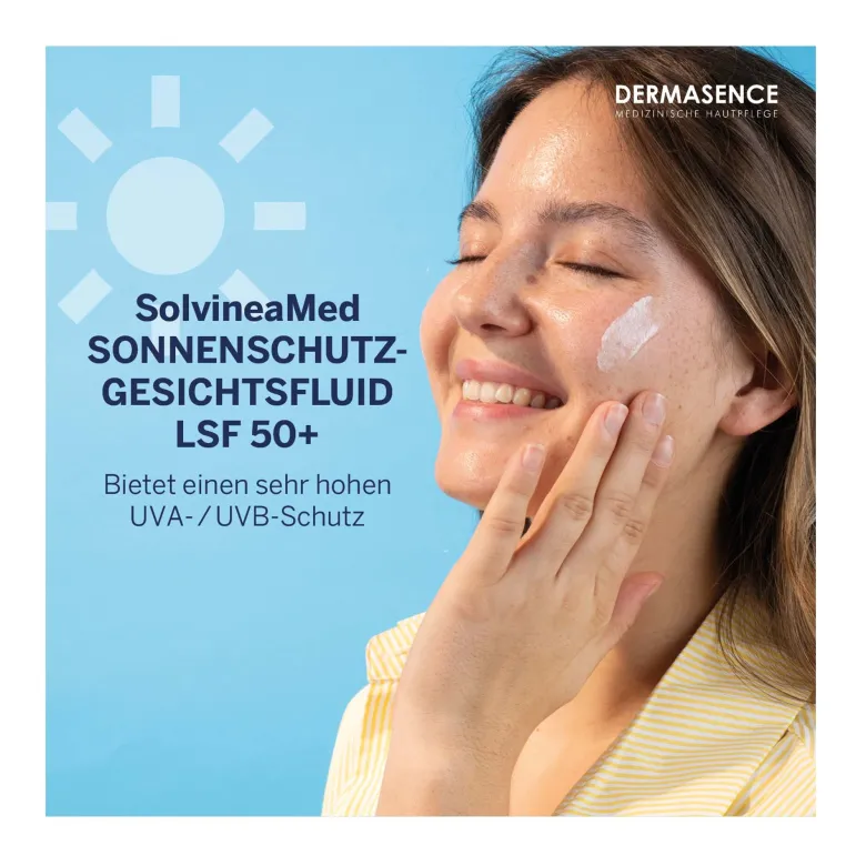 Dermasence SolvineaMed Sonnenschutz-Gesichtsfluid LSF50, 50 ml