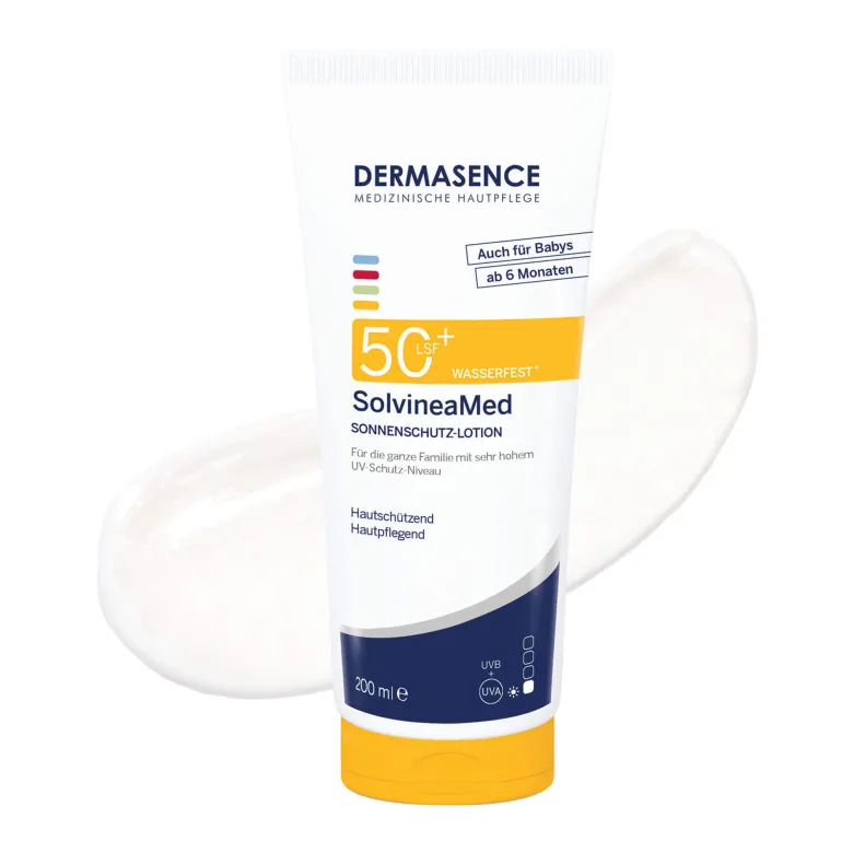Dermasence SolvineaMed Sonnenschutz-Lotion LSF 50+, 200 ml