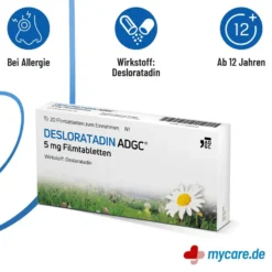 Desloratadin-Adgc 5 mg Filmtabletten, 20 St