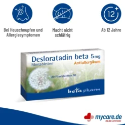 Desloratadin beta 5 mg Filmtabletten, 20 St