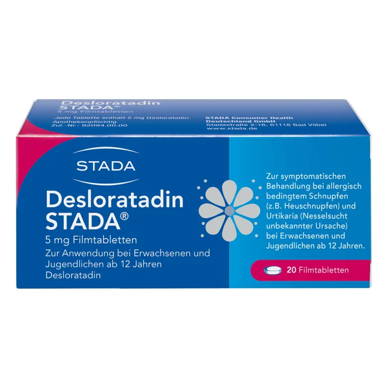 Desloratadin Stada 5 mg Filmtabletten, 20 St