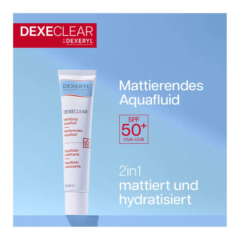 Dexeryl Dexeclear Mattierendes Aquafluid SPF 50+, 40 ml