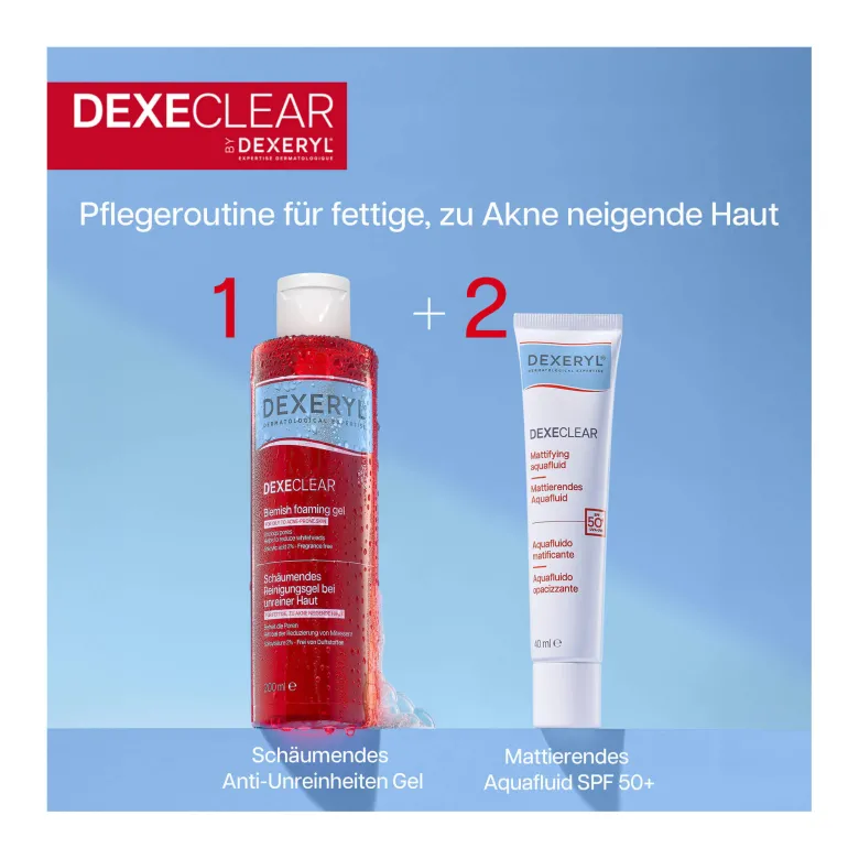 Dexeryl Dexeclear Mattierendes Aquafluid SPF 50+, 40 ml