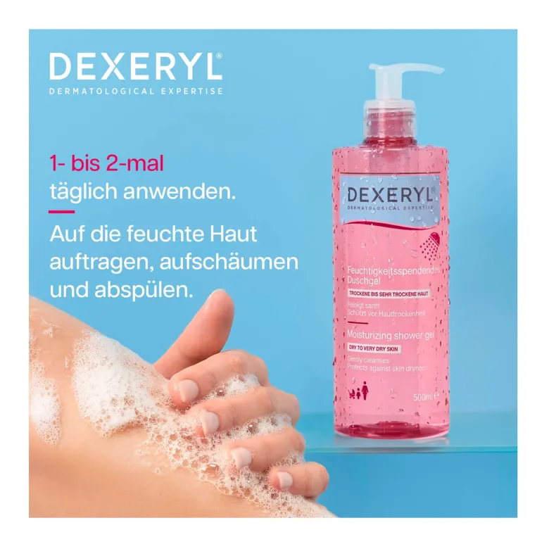 Dexeryl Feuchtigkeitsspendendes Duschgel, 500 ml