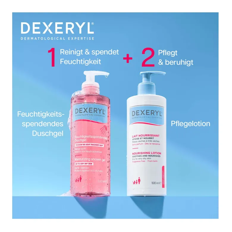 Dexeryl Feuchtigkeitsspendendes Duschgel, 500 ml