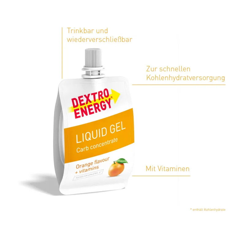 Dextro Energy Liquid Gel Orange, 60 ml