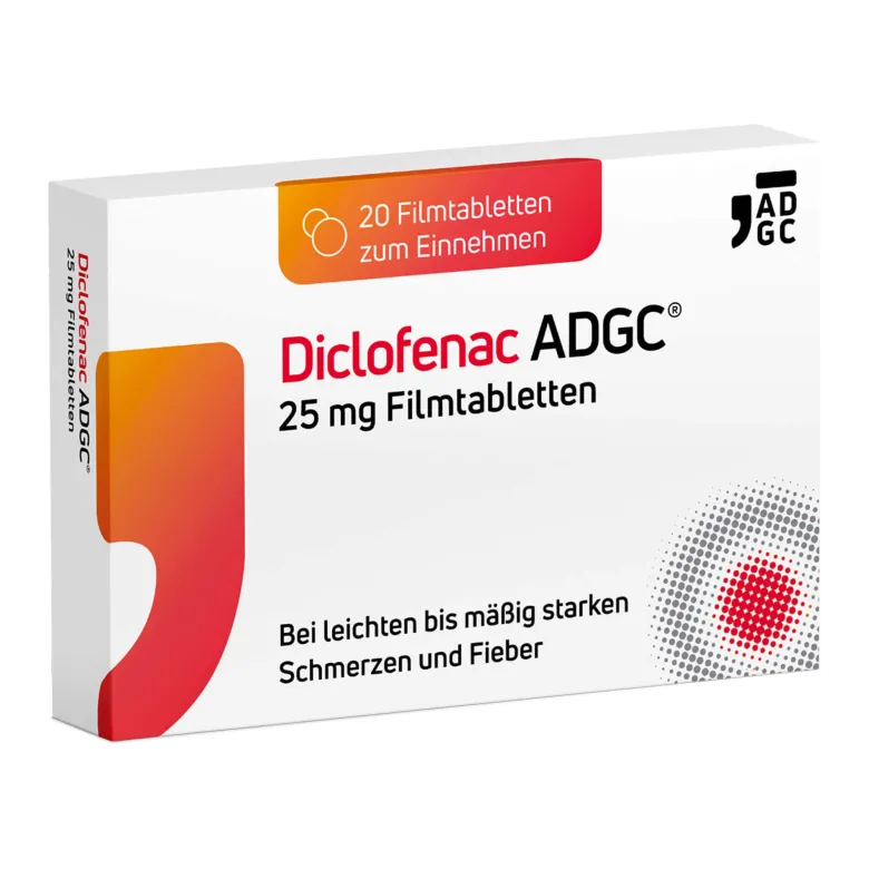 Diclofenac Adgc 25 mg Filmtabletten, 20 St