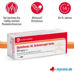 Diclofenac AL Schmerzgel forte 20 mg/g Gel, 150 g