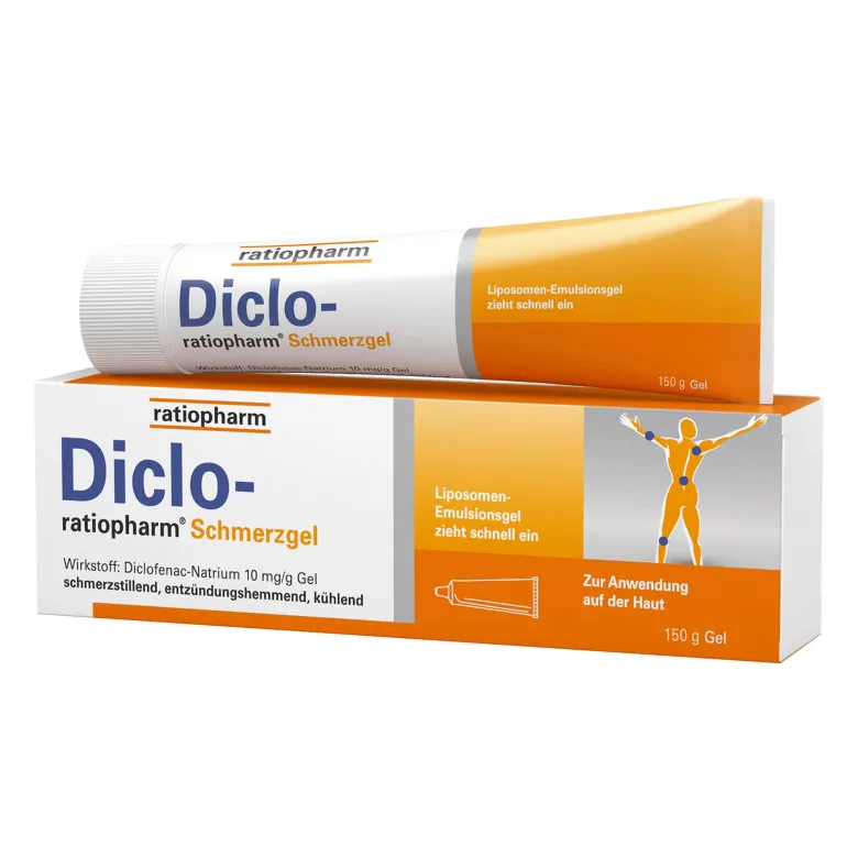 Diclo ratiopharm Schmerzgel - bei Schmerzen, 150 g