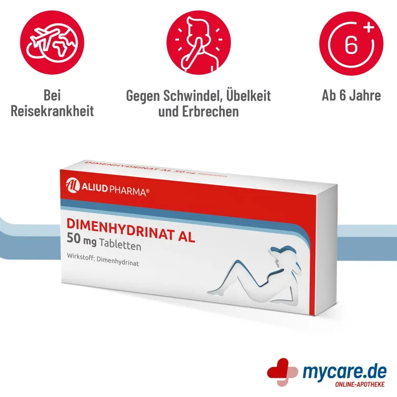 Dimenhydrinat AL 50 mg Tabletten, 20 St