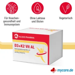 D3+K2 Vit AL 1000 I.E./80 µg Kapseln, 90 St
