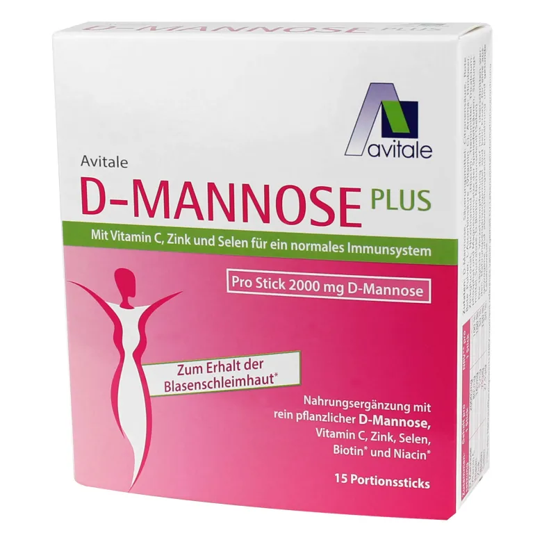 D-Mannose PLUS 2000 mg Sticks, 15X2.47 g