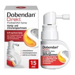 Dobendan Direkt Flurbiprofen Spray Honig & Zitrone, 15 ml