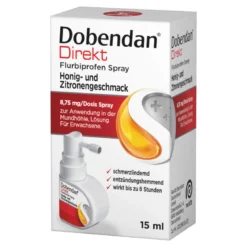 Dobendan Direkt Flurbiprofen Spray Honig & Zitrone, 15 ml