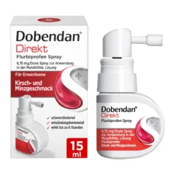 Dobendan Direkt Flurbiprofen Spray bei Halsschmerzen, 15 ml