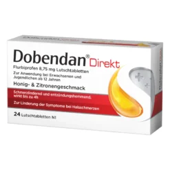 Dobendan Direkt Flurbiprofen 8,75 mg Lutschtabletten, 24 St