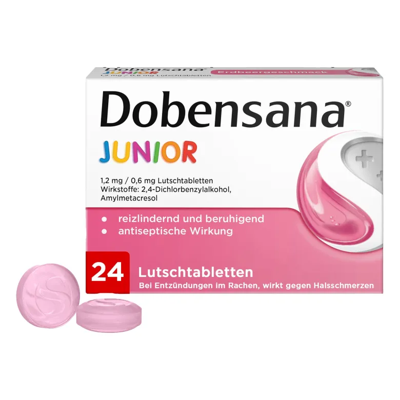 Dobensana Junior 1,2 mg/0,6 mg Lutschtabletten, 24 St