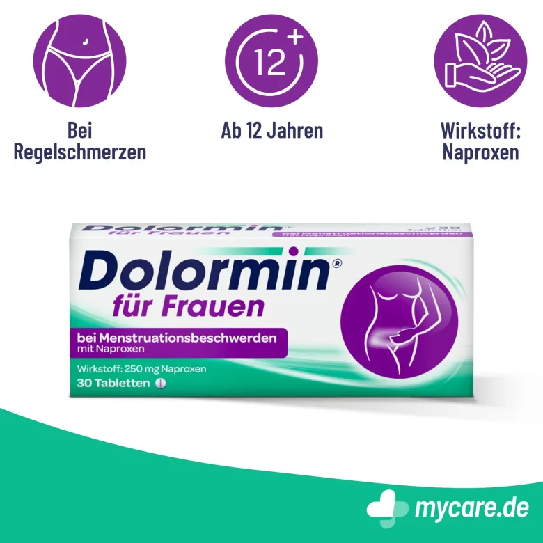Dolormin für Frauen bei Menstruationsbeschwerden, 30 St