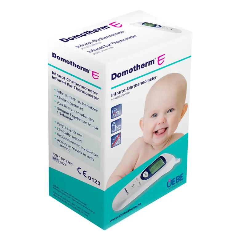 Domotherm E Infrarot-Ohrthermometer schutzhüllenfrei, 1 St