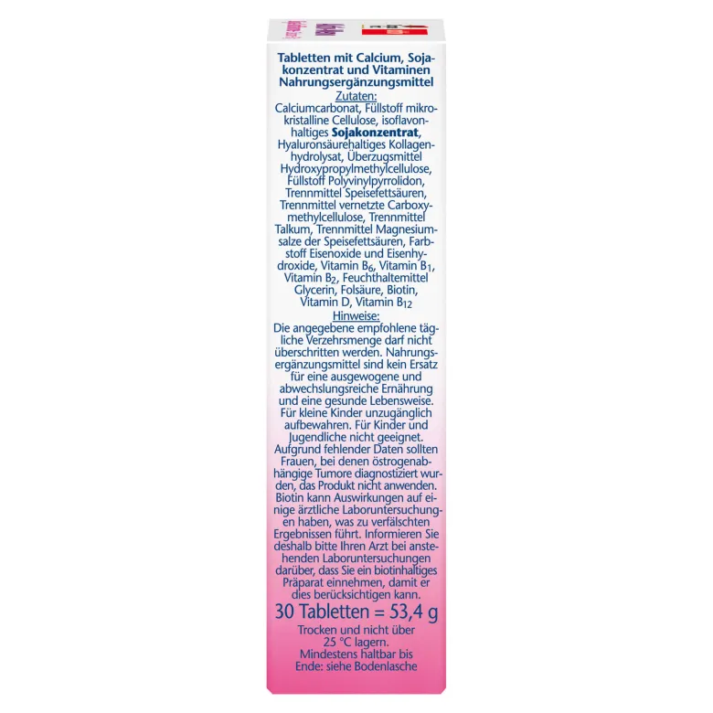 Doppelherz aktiv Aktiv-Meno Soja-Isoflavone + Calcium + D3, 30 St