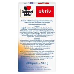 Doppelherz aktiv Augen Extra Tag+Nacht Kapseln, 90 St