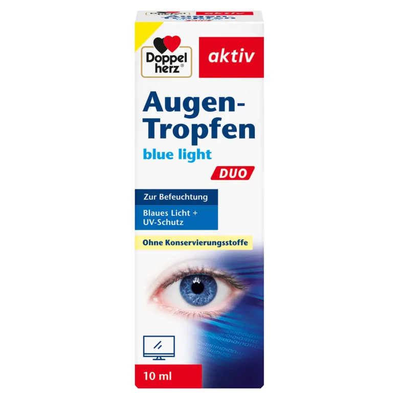 Doppelherz aktiv Augen-Tropfen blue light Duo, 10 ml