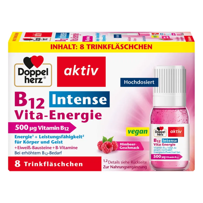 Doppelherz aktiv B12 Intense Vita-Energie Trinkfläschchen, 8 St