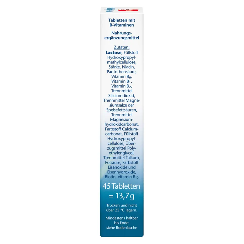Doppelherz aktiv B-Komplex + Folsäure, 45 St