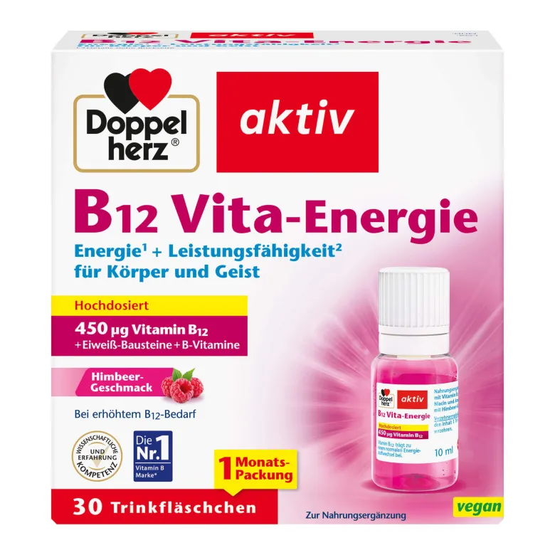 Doppelherz aktiv B12 Vita-Energie Trinkampullen, 30 St