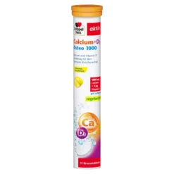 Doppelherz aktiv Calcium+D3 Osteo Brausetabletten, 15 St