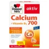 Doppelherz aktiv Calcium 700 + Vitamin D3 Tabletten, 80 St